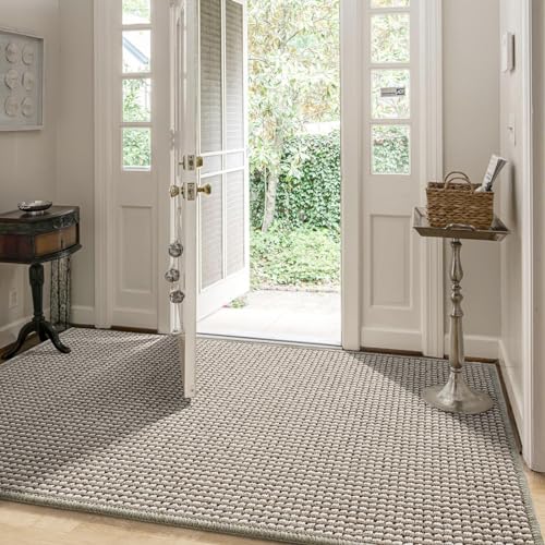 Door Mat Indoor Entryway Non-Slip Low Profile 24x36 Black P982634
