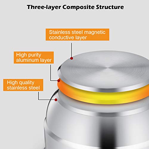 4-Tier Stainless Steel Steamer Pot with Glass Lid I1113