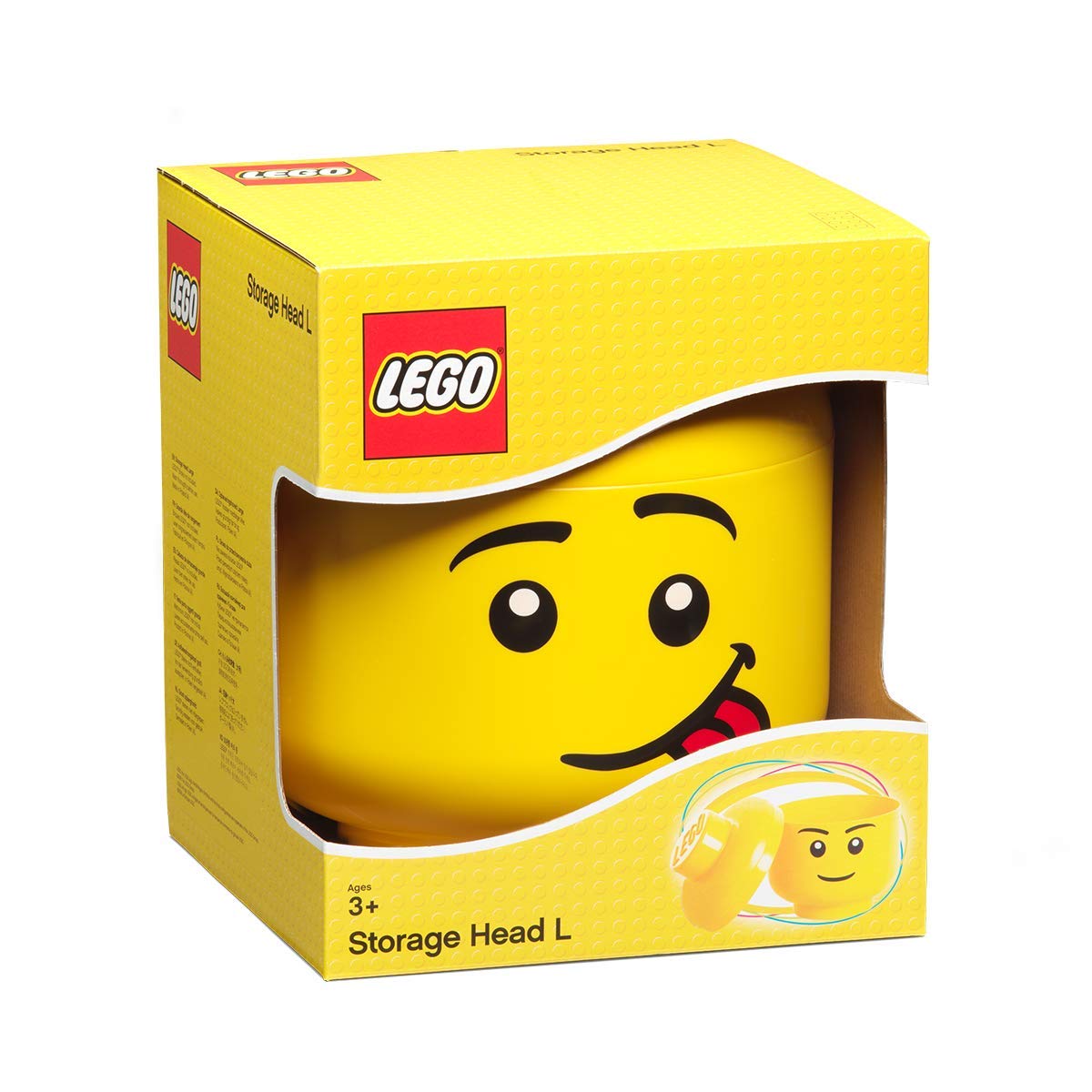 Stackable Storage Container for Kids' Toys, Large, Holds 500 Bricks J99532