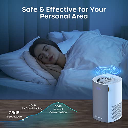 HEPA Air Purifier for Bedroom Home Large Room, Sleep Mode D23860