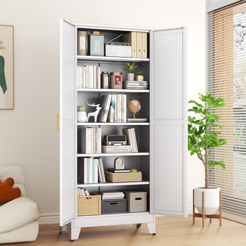 Pantry Storage Cabinet with Adjustable Shelves R2867