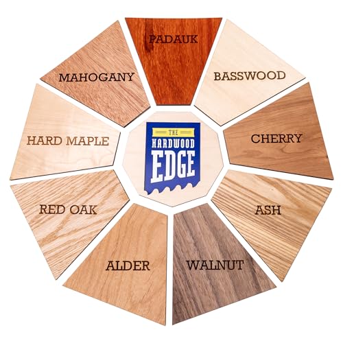 Mahogany Hardwood Planks for Crafts, 4-Pack, 3mm W992229
