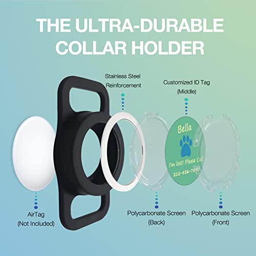 Silicone Dog Collar Holder for AirTag Tracker H6004