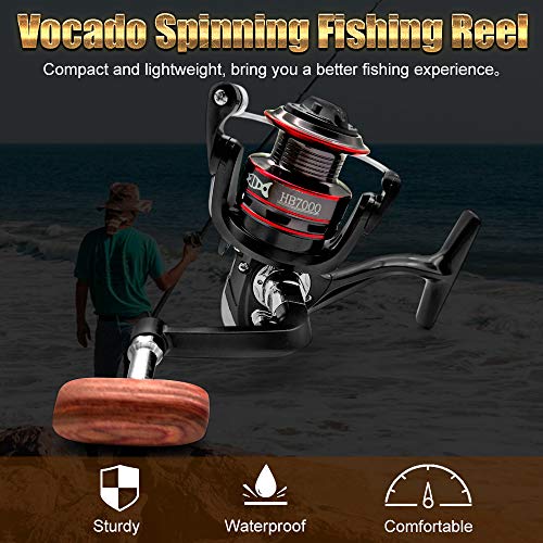 Ultralight Spinning Reel, 5.2:1 Gear Ratio, 12 Ball Bearings, Carbon Fiber Drag F879