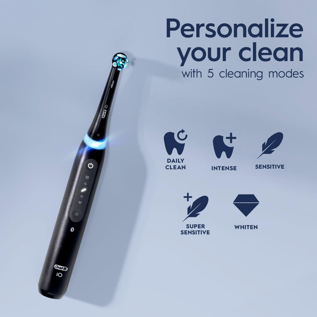 Rechargeable Electric Toothbrush with Visible Pressure Sensor and Travel Case A341