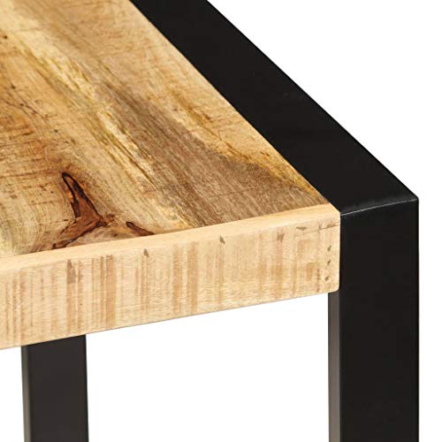 Solid Mango Wood Dining Table for 6 V582455