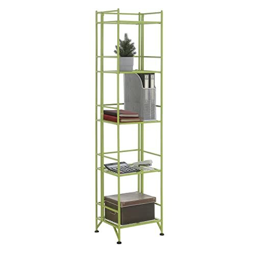 5-Tier Folding Metal Shelving for Storage and Display R827