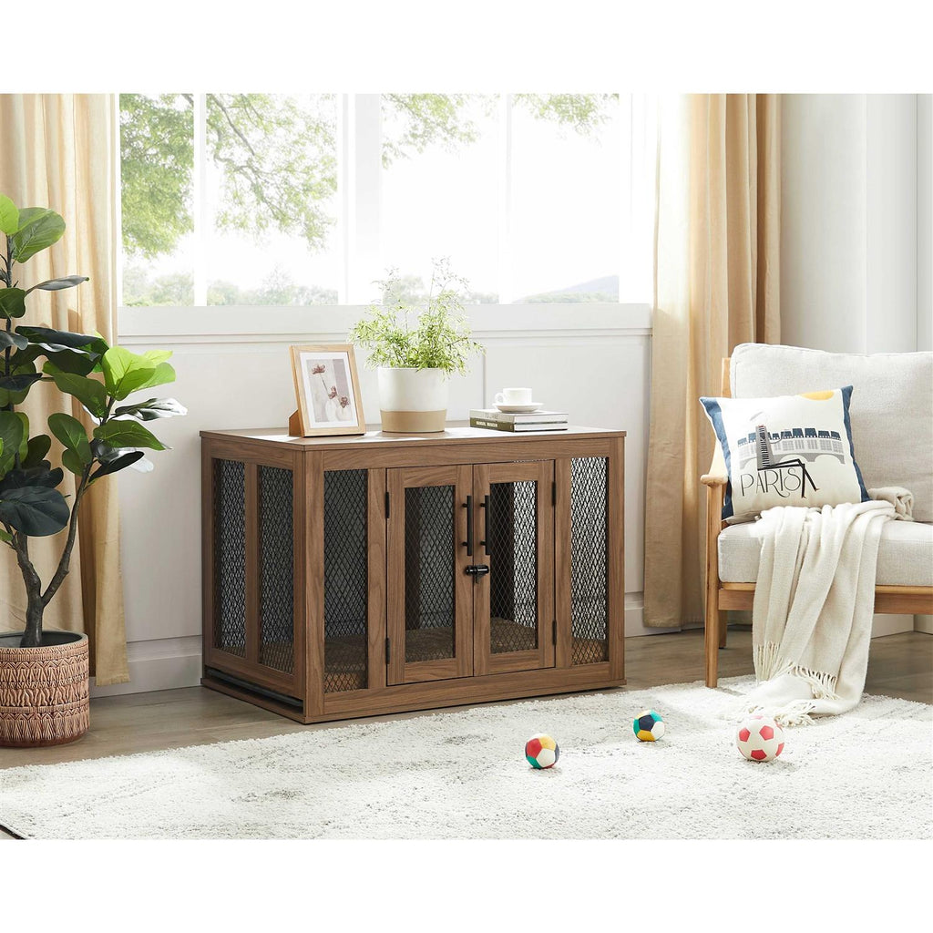 Furniture Style Dog Crate with Tray A358
