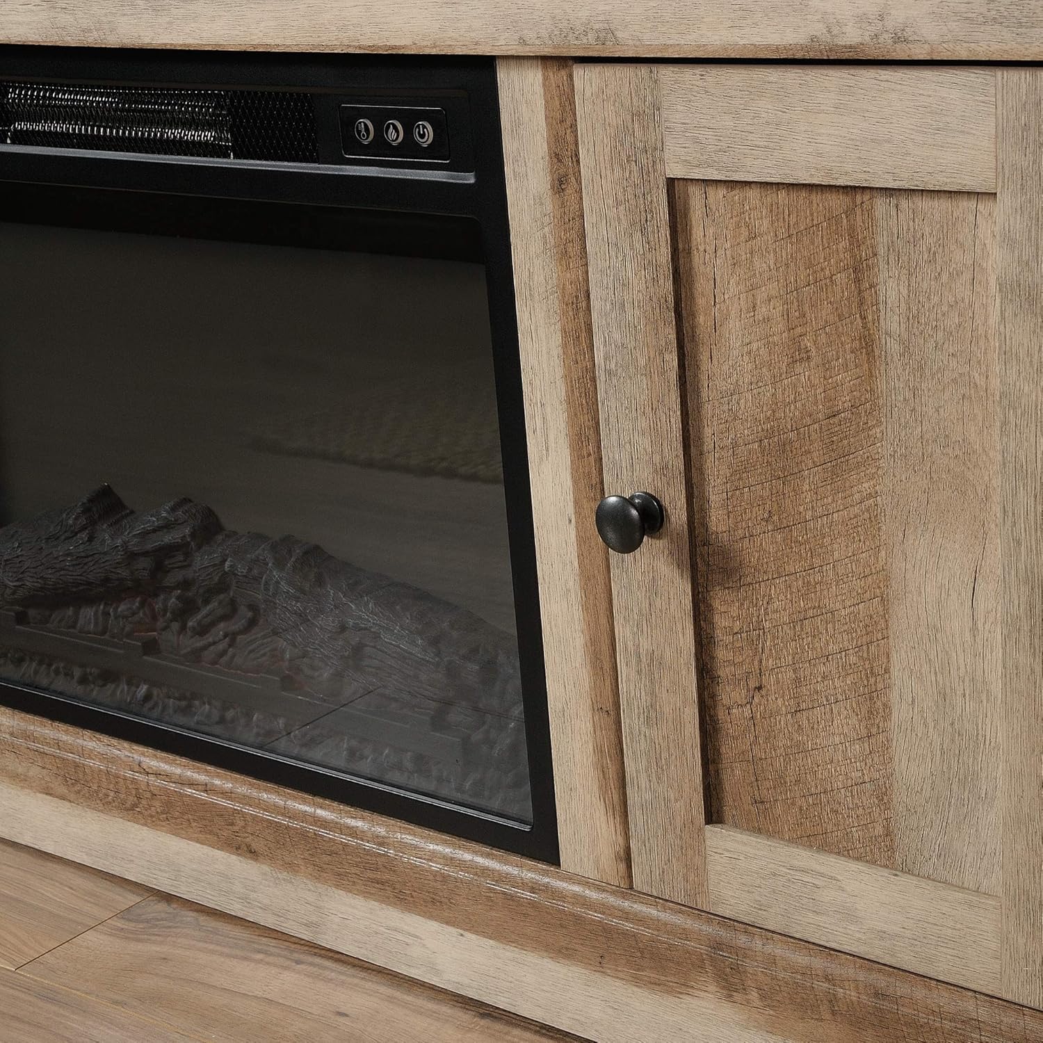 Media Fireplace for TVs up to 60", Lintel Oak finish Z833