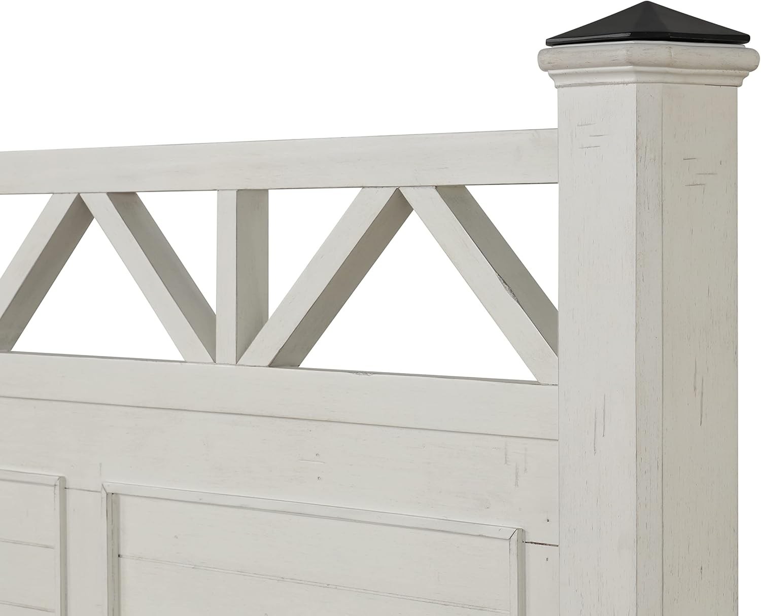 Wood Panel Bed with Dresser, Mirror, and Nightstand, Queen N772607