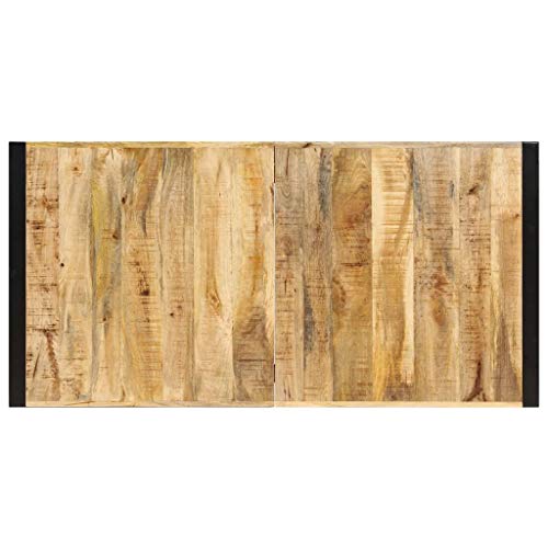 Solid Mango Wood Dining Table for 6 V582455