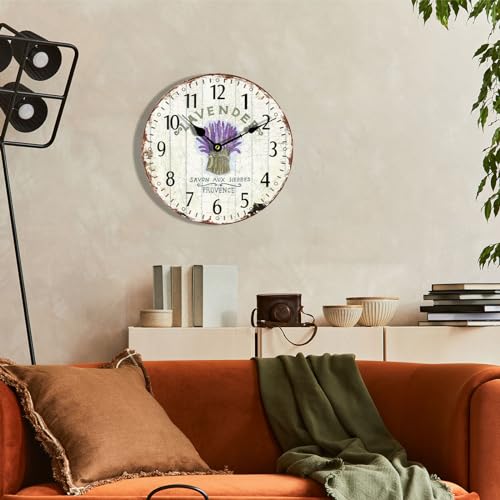 Farmhouse Wall Clock 16 Inch Silent Rustic Decor R585