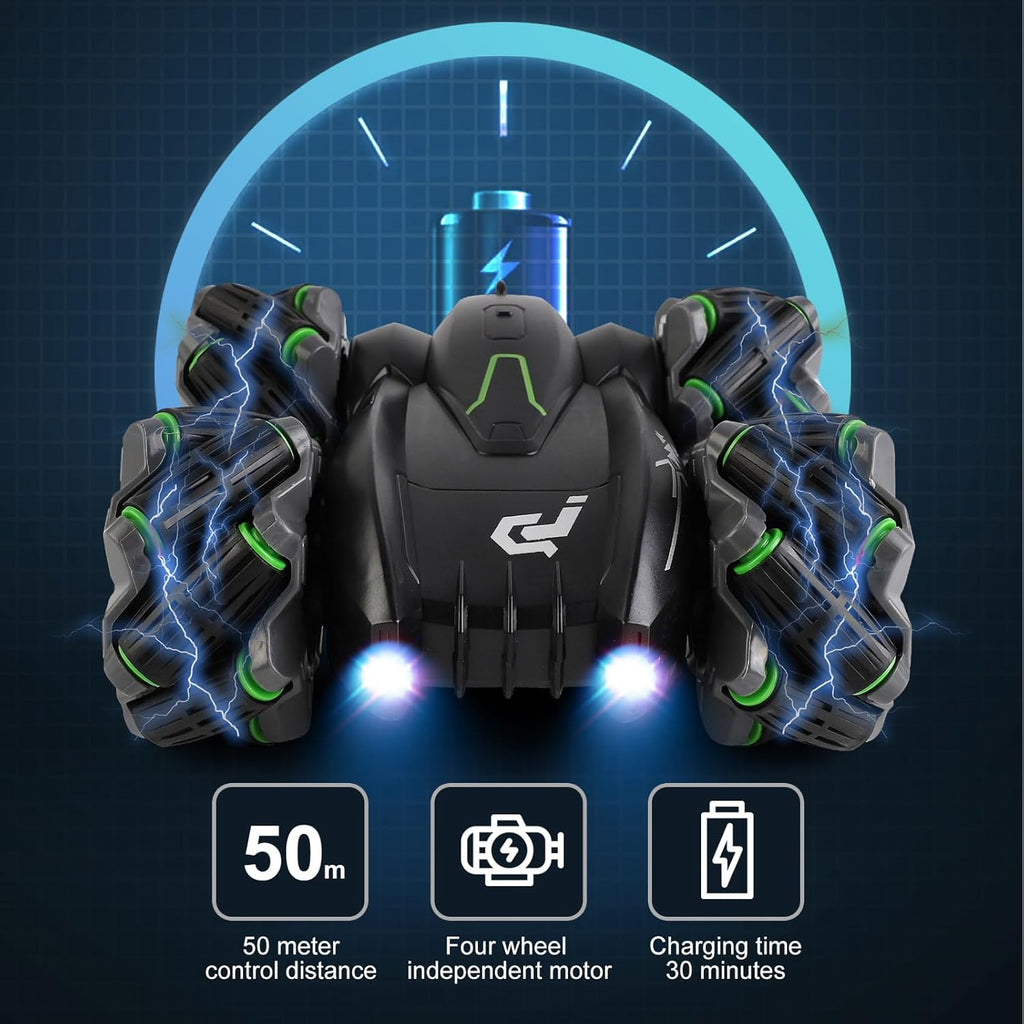 Remote Control Car 4WD Off Road 2.4GHz Rechargeable Toy for Kids Q350337