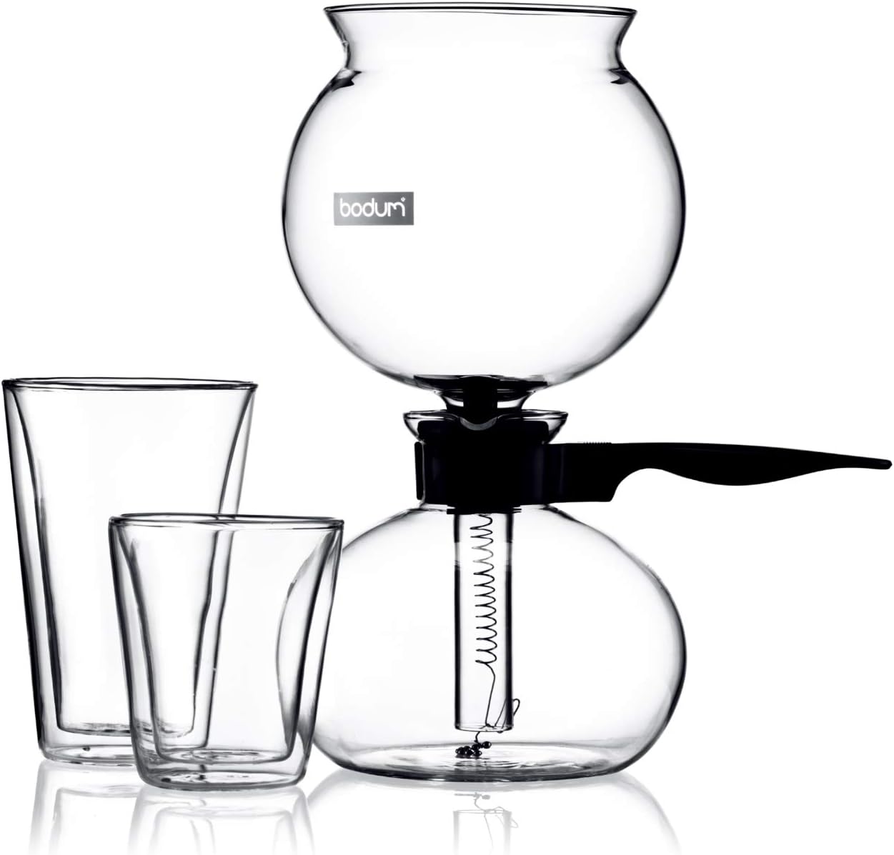 34 oz Vacuum Coffee Maker, Borosilicate Glass, Black N842944