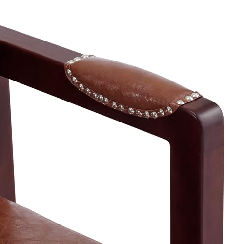 Waiting Room Bench with Backrest, Faux Leather, Modern Style K701