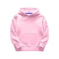Unbranded Trendy girls' graphic sweatshirt Girls Hooded Pullover Long Sleeve Patchwork Sweatshirt Warm Soft Comfortable Blouse tops for toddler Kids Outerwear Pink 5-6 Years