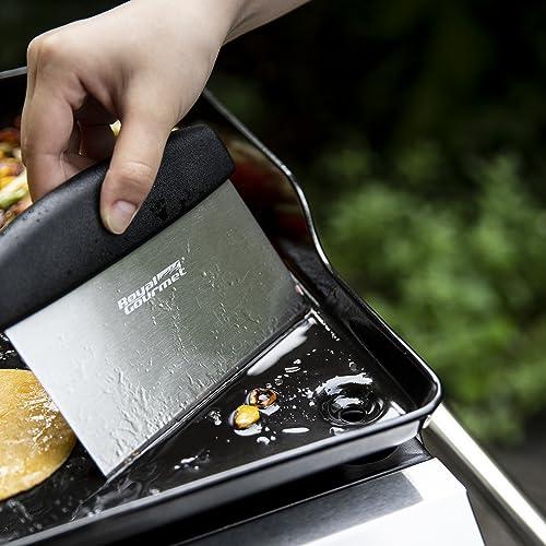 3-Burner Portable Gas Grill Griddle for Camping and Tailgating E48818