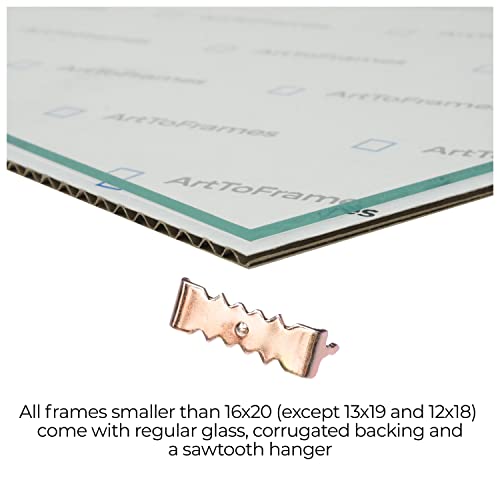 9x12 inch Muted Prosecco Gold Picture Frame O306
