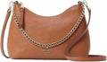 Kate Spade New York Women's Zippy Pebbeled Leather Convertible Crossbody Bag, Warm Gingerbread
