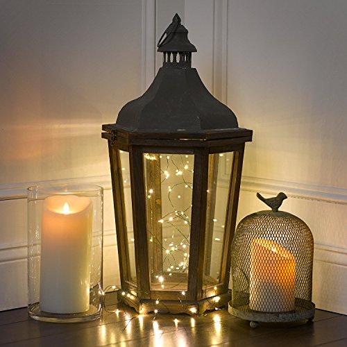 Flameless Candles Set of 3, Pillar, Scented, Ivory, Remote Included C375624