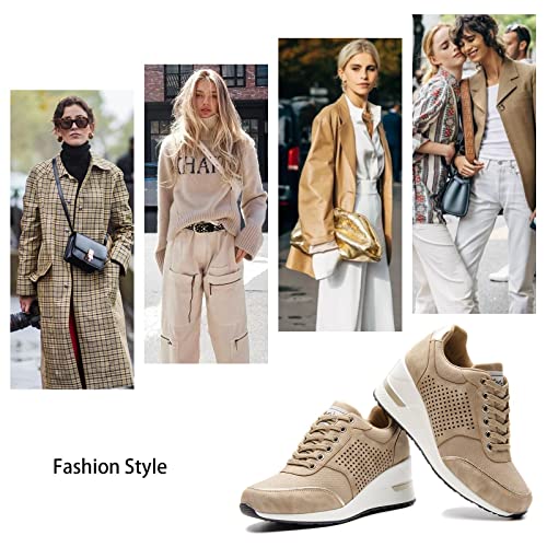 Women's Dressy Platform Wedge Sneakers G560428