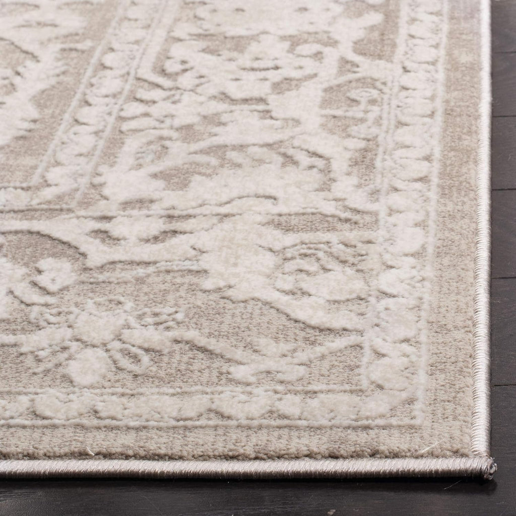Runner Rug 2'3" x 12' Beige & Cream Vintage Distressed Design B23216