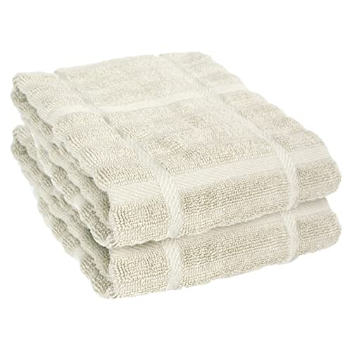 All-Clad Checked Kitchen Towel: Highly Absorbent, Super Soft Long Lasting - 100% Cotton, 17"x30" Tea Towel for Cleaning & Drying Dishes, Pans, Glassware, or Countertops, (1-Pack), Black