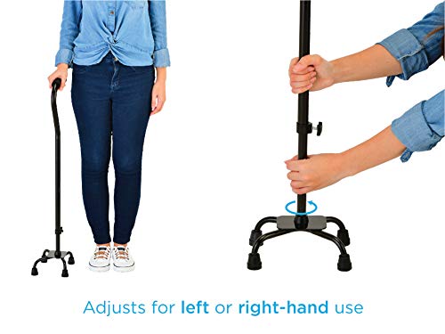 Quad Cane with Offset Base V50485