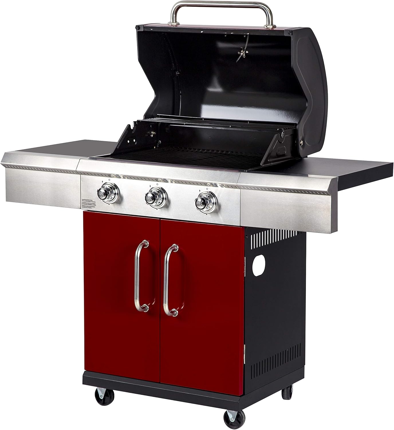 3 Burner Red LP Gas Grill H787