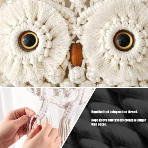 Macrame Wall Hanging, Bohemian Hand Woven Tapestry for Home Decor S37870
