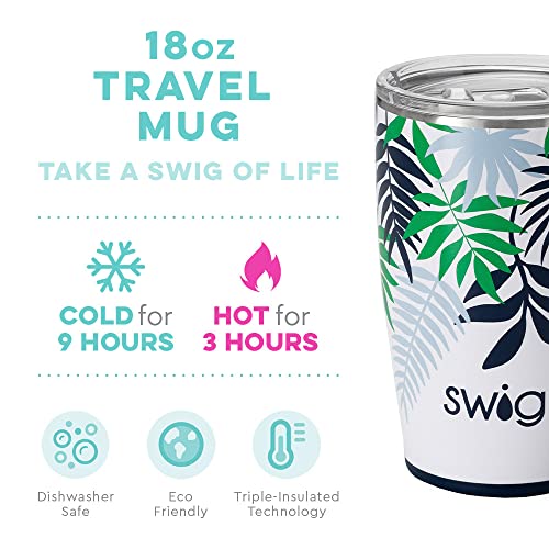 18oz Insulated Travel Mug with Handle and Lid B2275