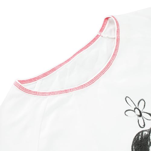 Women's Cotton Pajama Set with Minnie Mouse Print K749