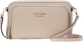 Kate Spade Staci Dual Zip Around Crossbody (Warm, beige)