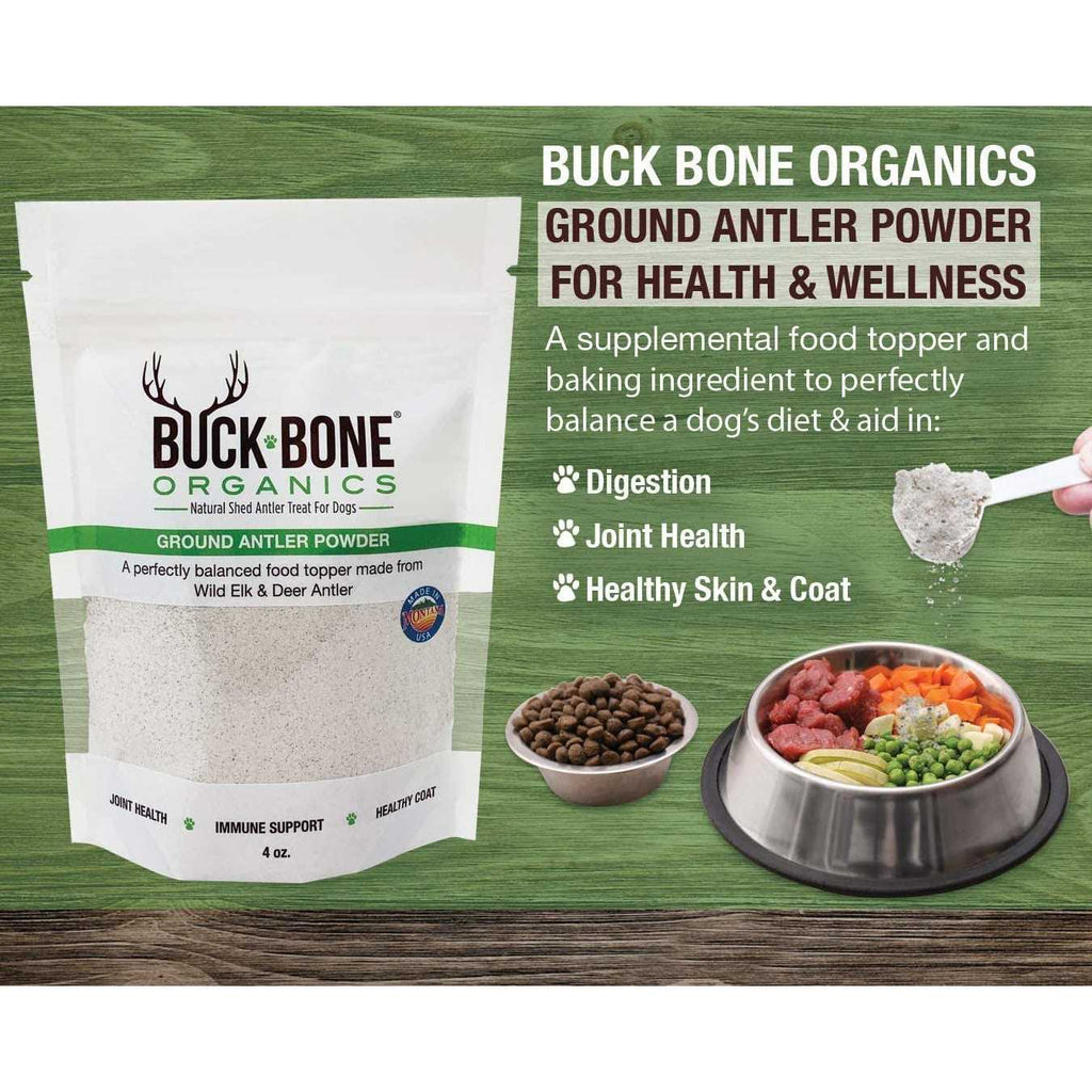 Ground Wild Elk and Deer Antler Powder for Dogs U428