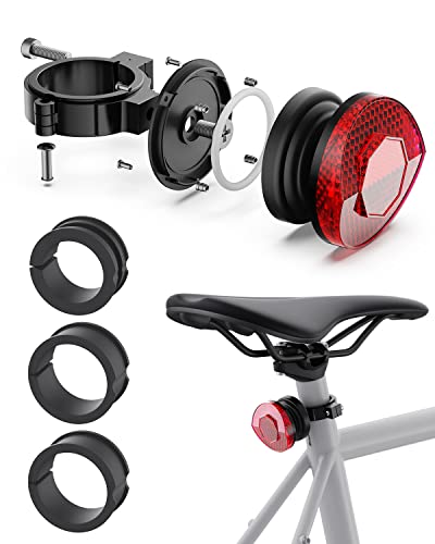 Bike Mount for AirTag, Hidden Seat Post Reflector, Waterproof GPS Tracker Case F35333