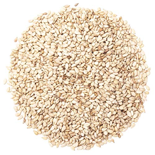 Organic Hulled Sesame Seeds, 1 Pound, Raw, Non-GMO, Vegan F943