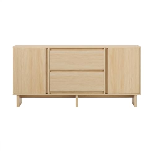 Oak Sideboard with Beveled Drawers V888551