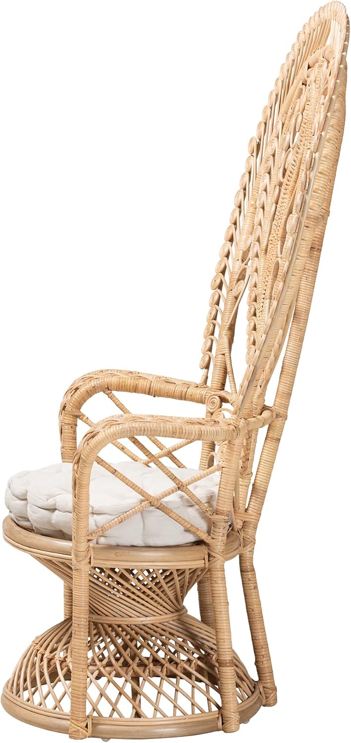 Rattan Peacock Chair, Oversized G5856