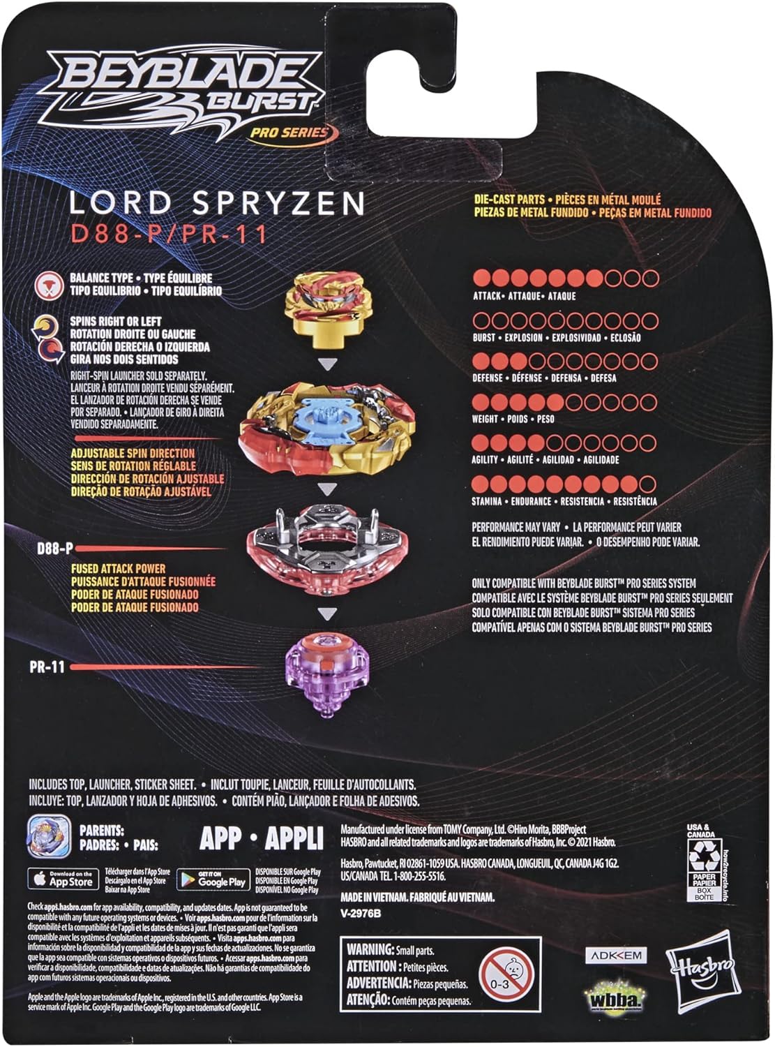 Spinning Top Starter Pack with Launcher Toy O668049