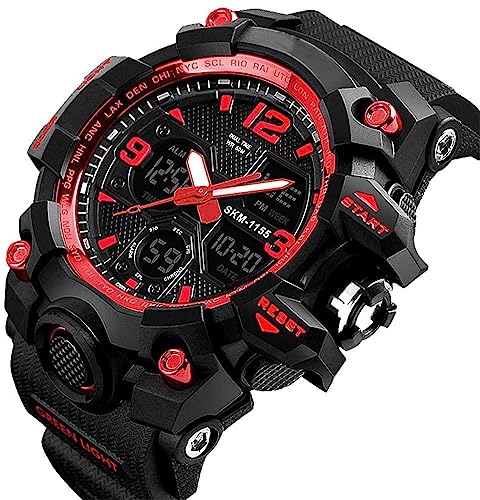 Men's Military Sports Watch with LED Digital Display Z184006