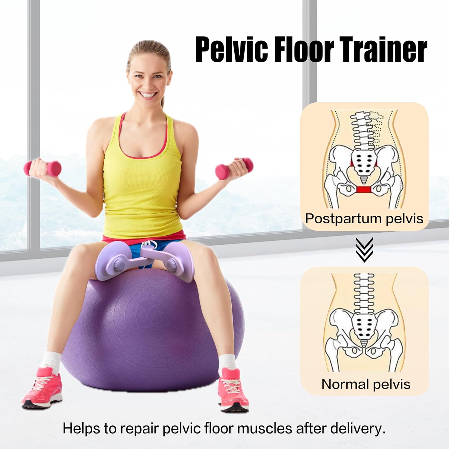 Thigh Master Hip Trainer for Inner Thigh and Pelvis X66575