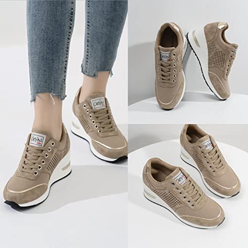Women's Dressy Platform Wedge Sneakers G560428