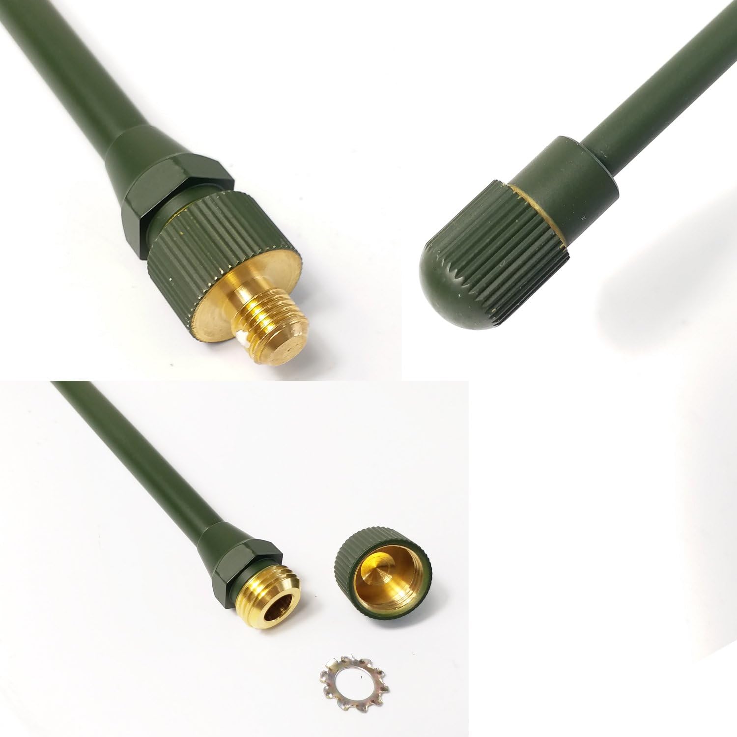 Collapsible 7 Element Whip Antenna 285 cm L254779