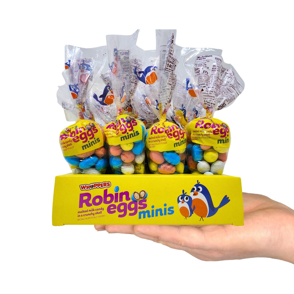 Easter Malted Milk Candy in Crunchy Shell, Bulk Pack of 24 Bags K65894