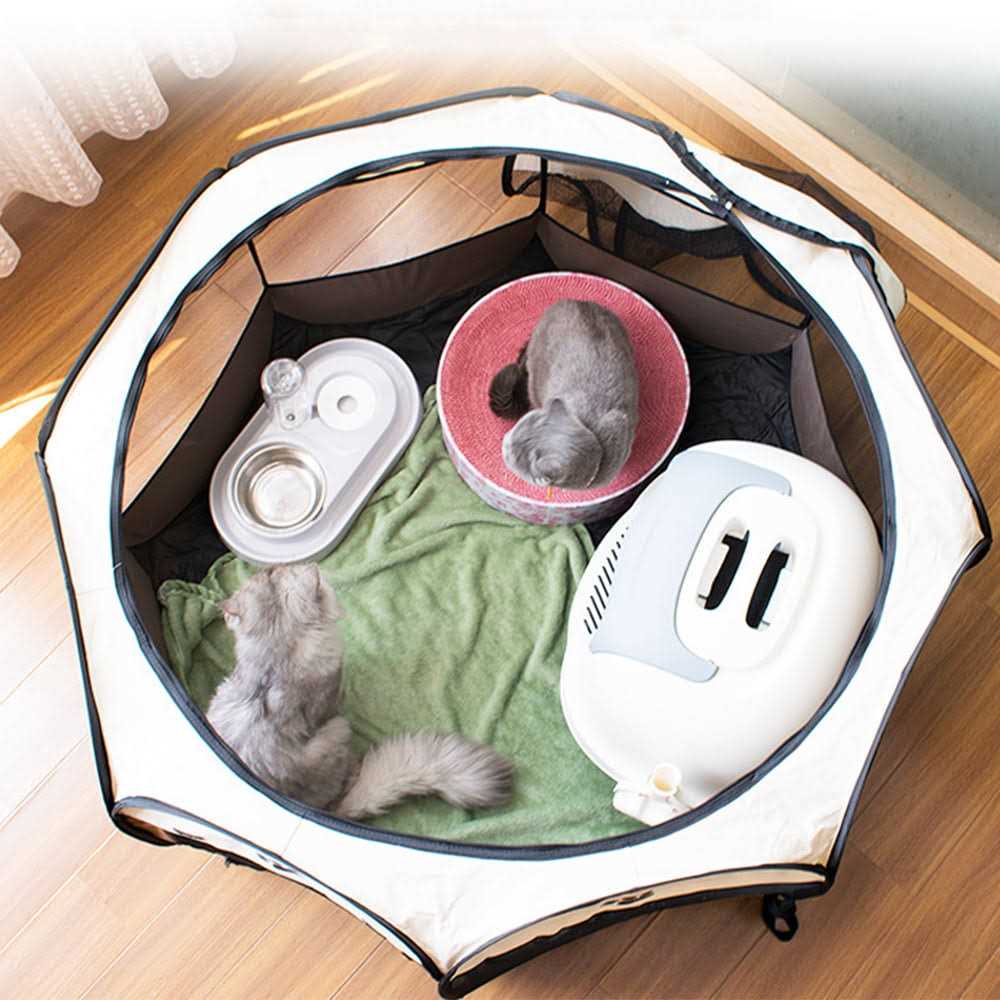 Portable Pet Playpen Foldable Dog Exercise Pen Indoor U530218