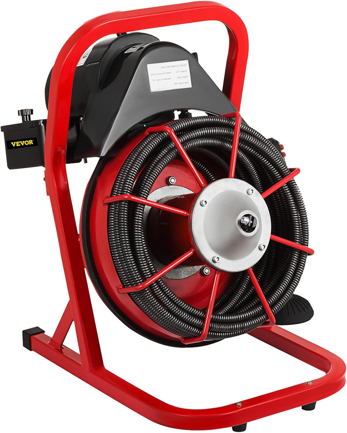 Drain Cleaner for 1 to 4 Inch Pipes with 8 Auger Bits, 50 ft N359920