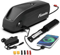 Ebike Battery, 48V 20AH Electric Bike Battery Pack Lithium ion Bicycle Battery with Charger, 5 Pin Base, Safe Lock for 250W 350W 500W 750W 1000W 1500W Motor (48V 20AH 5 Pin+USB)