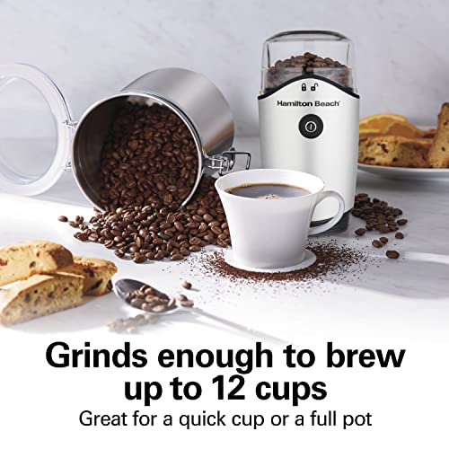 Electric Coffee Grinder for Beans, Spices & More, Stainless Steel Blades C462