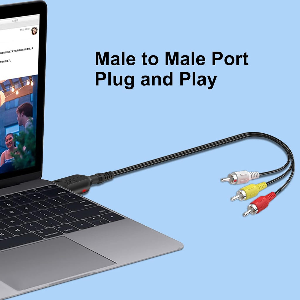USB Video Capture Card for VHS VCR to Digital Converter E9016