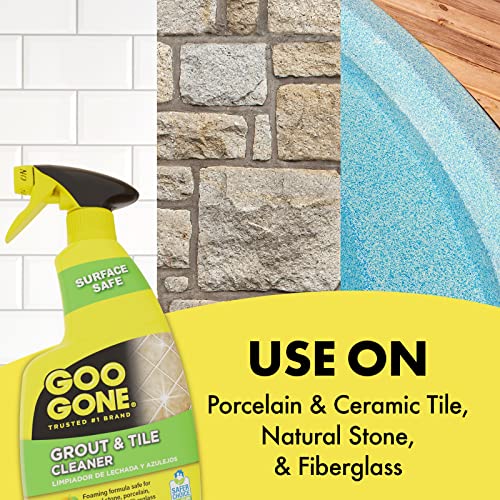 Grout & Tile Cleaner, 28 oz, Removes Mold, Mildew, Soap Scum & Hard Water Stains N5471